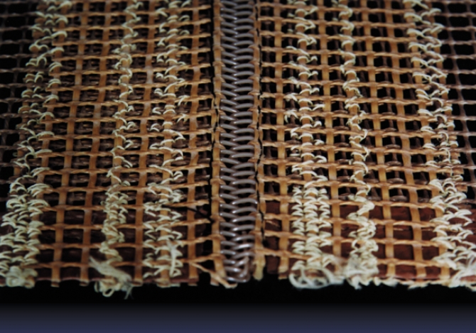 Materiaal gaas B2610, randversteviging 25 mm "high flex" eindloos d.m.v. demontabele kunststof spiraal verbinder